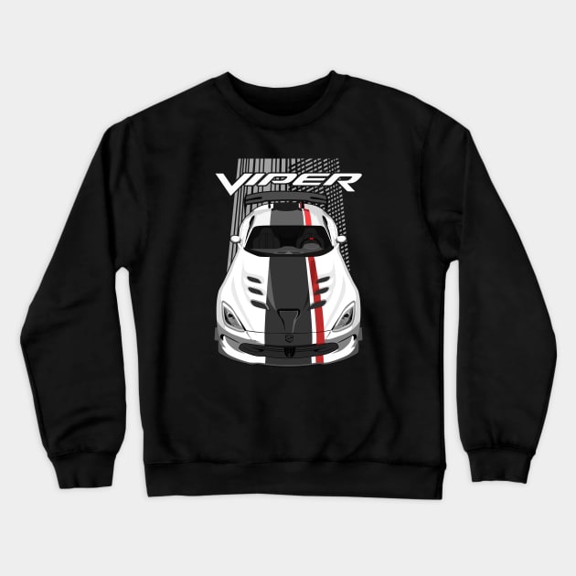 Viper ACR-5thgen-white black red Crewneck Sweatshirt by V8social